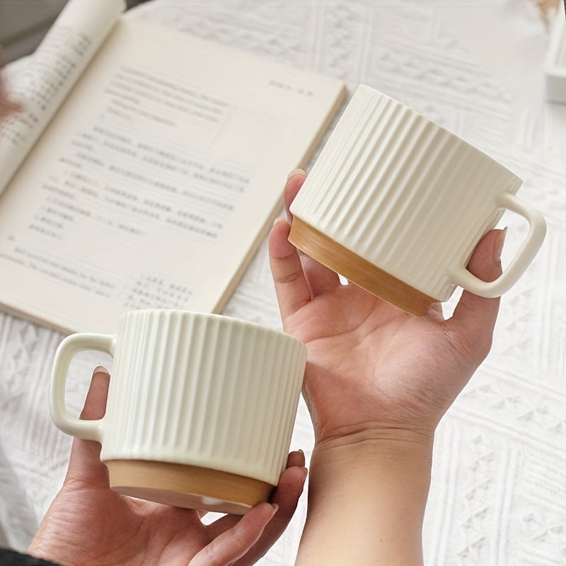 Juego de Tazas de Caf de Cermica Vintage Elegantes para Parejas  2pcs Gran Capacidad Aisladas para Bebidas Calientes y Fras Perfectas para Desayuno Avena Leche  Regalo Ideal para Fiestas y Da de la Madre